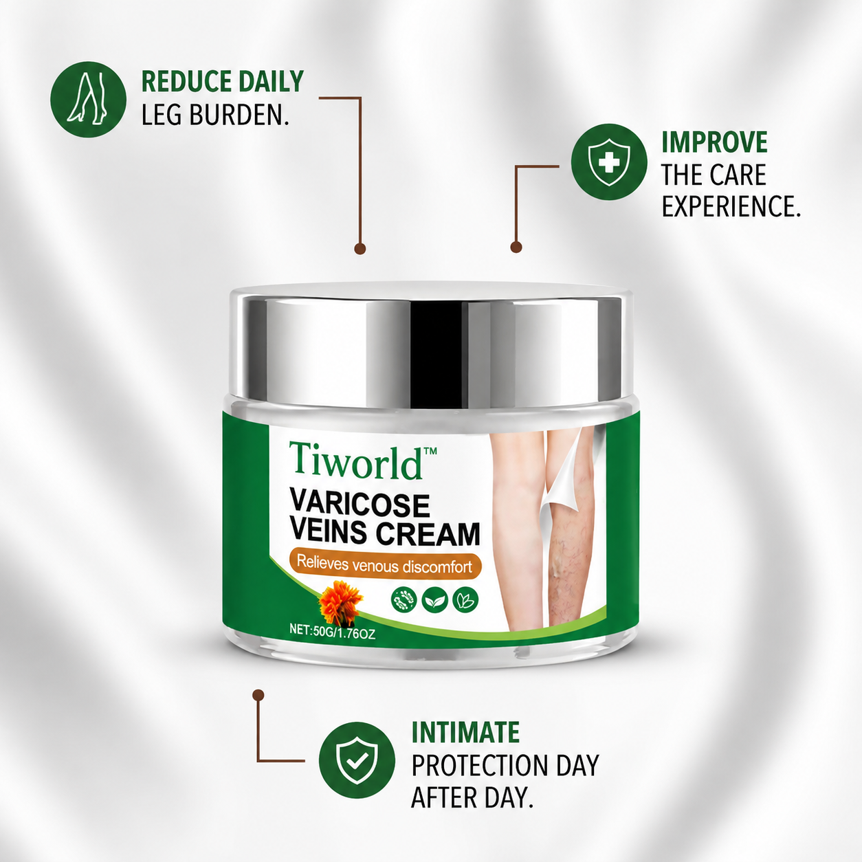 Tiworld™ Refreshing Leg Care Cream Everyday Comfort For Tired Legs