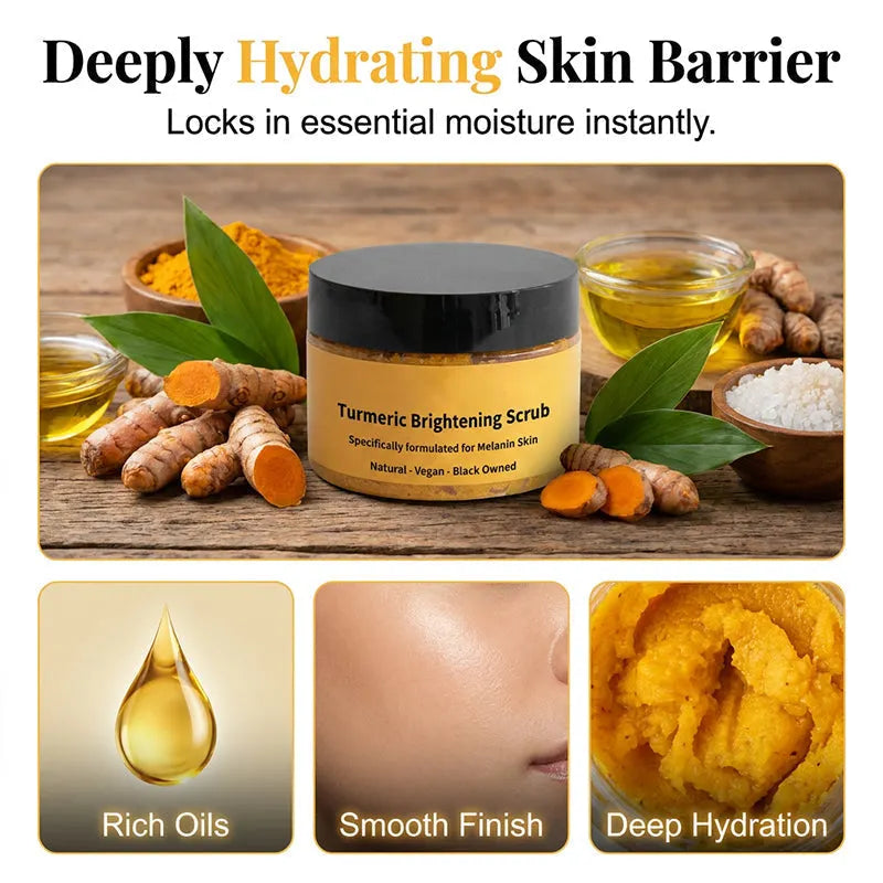 👩‍⚕️Turmeric Body Scrub – Gentle Exfoliation & Dark Spot Corrector