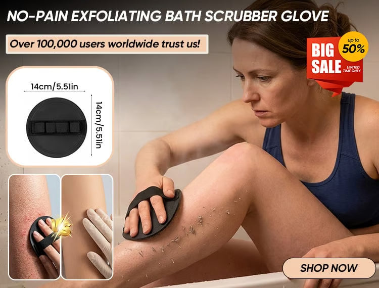 Premium Silicone Body Scrubber - Dead Skin Remover |PACK OF 2|