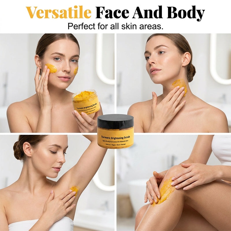 👩‍⚕️Turmeric Body Scrub – Gentle Exfoliation & Dark Spot Corrector