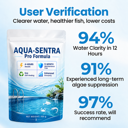 SEAGRIL Aqua-Sentra Pro Formula- End AlgaeNightmares, Restore YourPond's Beauty Fast!