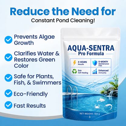 SEAGRIL Aqua-Sentra Pro Formula- End AlgaeNightmares, Restore YourPond's Beauty Fast!