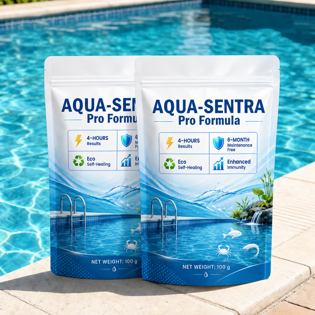 SEAGRIL Aqua-Sentra Pro Formula- End AlgaeNightmares, Restore YourPond's Beauty Fast!