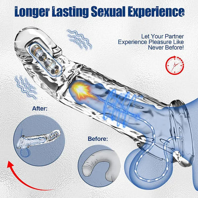 Yagoo™ Vibrating Crystal Sleeve Fit All Men (Imported Quality🇺🇸)