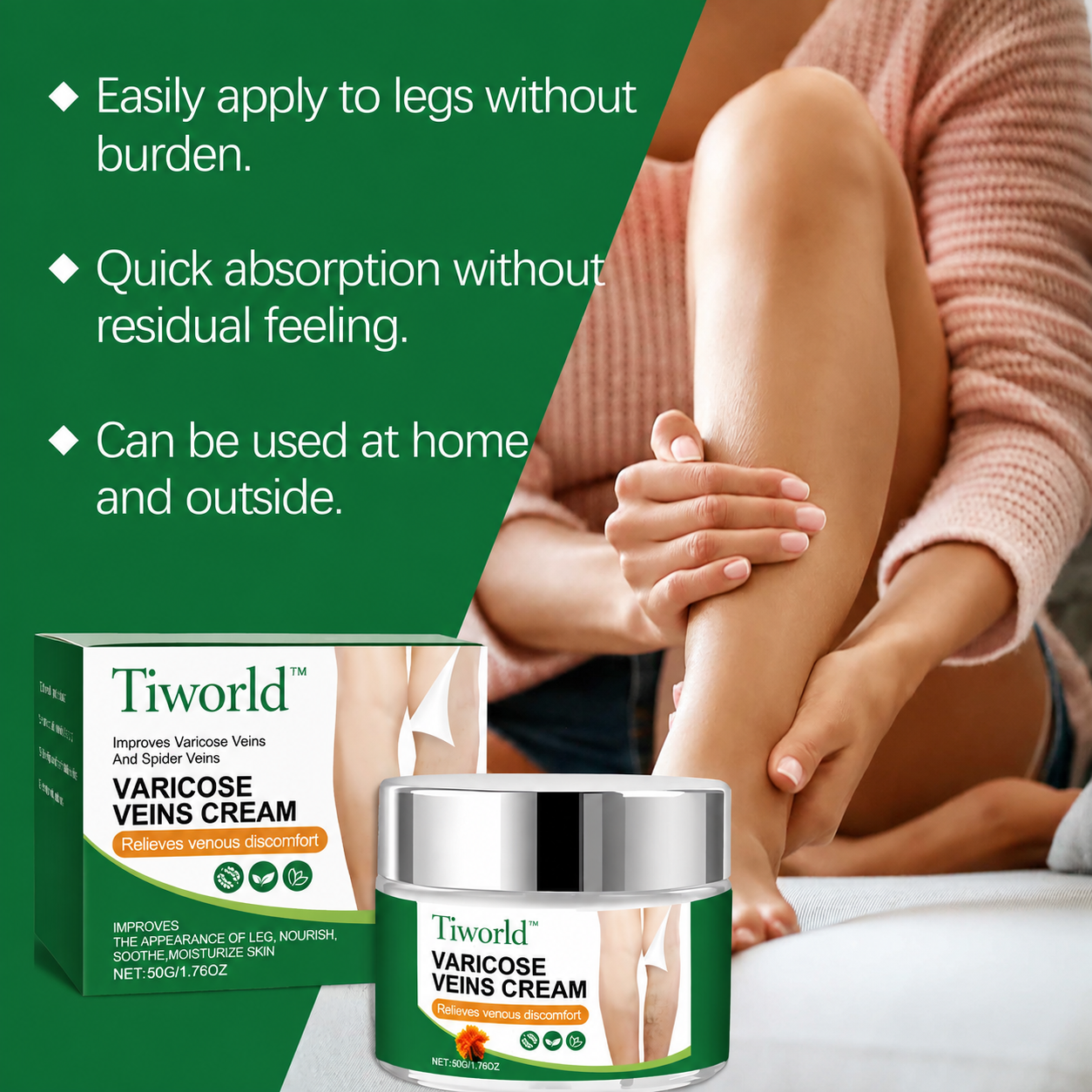 Tiworld™ Refreshing Leg Care Cream  Everyday Comfort For Tired Legs
