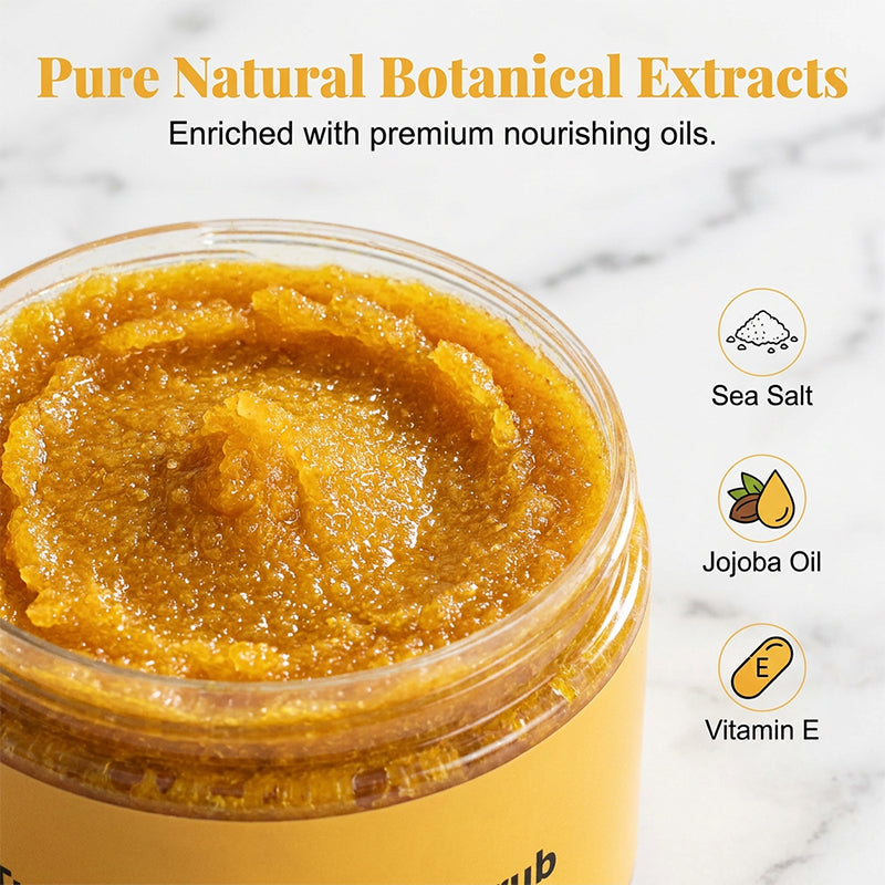 👩‍⚕️Turmeric Body Scrub – Gentle Exfoliation & Dark Spot Corrector