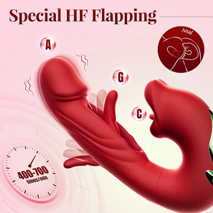 💋 Sale 70% OFF 💋 2026 Upgraded YAGOO™ 4-in-1 Flapping & Licking Vibrator