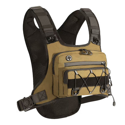 🔥 50% OFF Flash Sale 🔥 Men's Cycling Hydration Vest – Breathable Mesh, Front & Back Storage, 3L Capacity 🏃