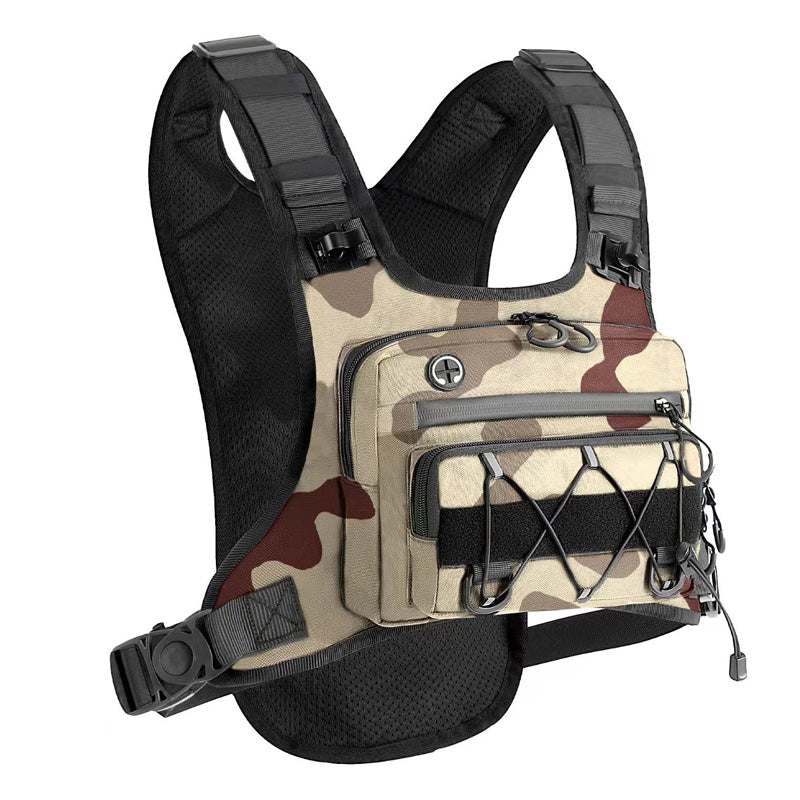 🔥 50% OFF Flash Sale 🔥 Men's Cycling Hydration Vest – Breathable Mesh, Front & Back Storage, 3L Capacity 🏃