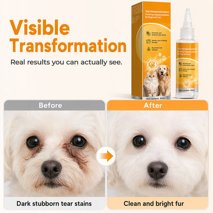 Tiworld™ Pet Eye Care Drops – Gentle Tear Stain Cleaning & Eye Area Care