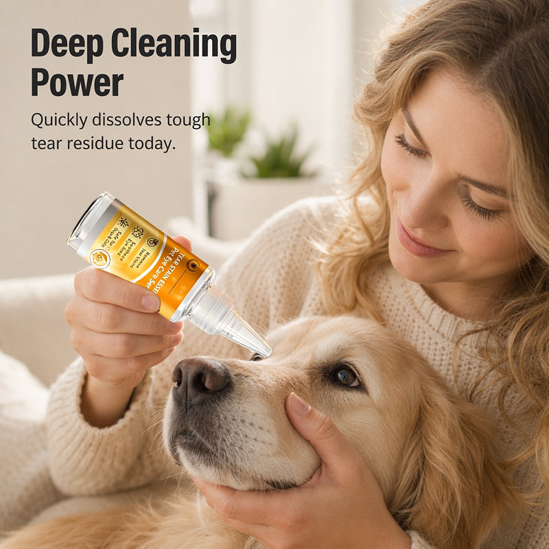Tiworld™ Pet Eye Care Drops – Gentle Tear Stain Cleaning & Eye Area Care