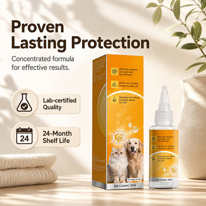 Tiworld™ Pet Eye Care Drops – Gentle Tear Stain Cleaning & Eye Area Care