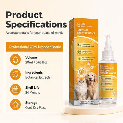 Tiworld™ Pet Eye Care Drops – Gentle Tear Stain Cleaning & Eye Area Care