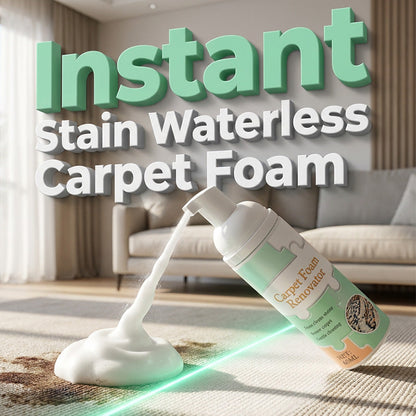 🔥Limited Time Promotion 47% OFF🔥Waterless Carpet Foam Stain Remover with Towel